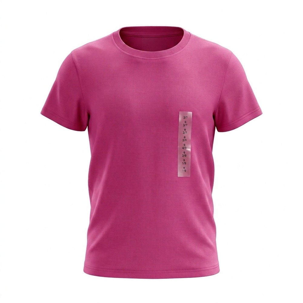 Womens Pink Short Sleeve Crew Neck T-Shirt Solid Casual Basic Top Size SP